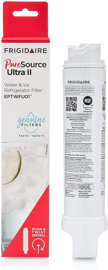 Frigidaire EPTWFU01 Water Filter Review and Buying Guide